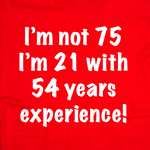 75th Birthday Personalised T-Shirt