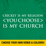 Cricket Is My Religion Personalised T-Shirt