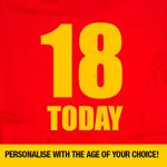 18 Today Personalised 18th Birthday T-Shirt